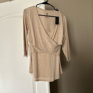 Kindred bravely bamboo nursing maternity top